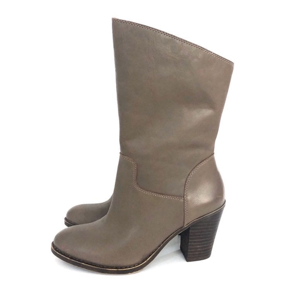 Lucky Brand Grey Heeled Boots
